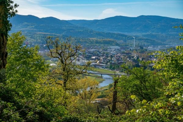 Etappe 1: Blick auf Gaggenau © Landratsamt Rastatt/Thorsten Günthert Etappe 1: Blick auf Gaggenau